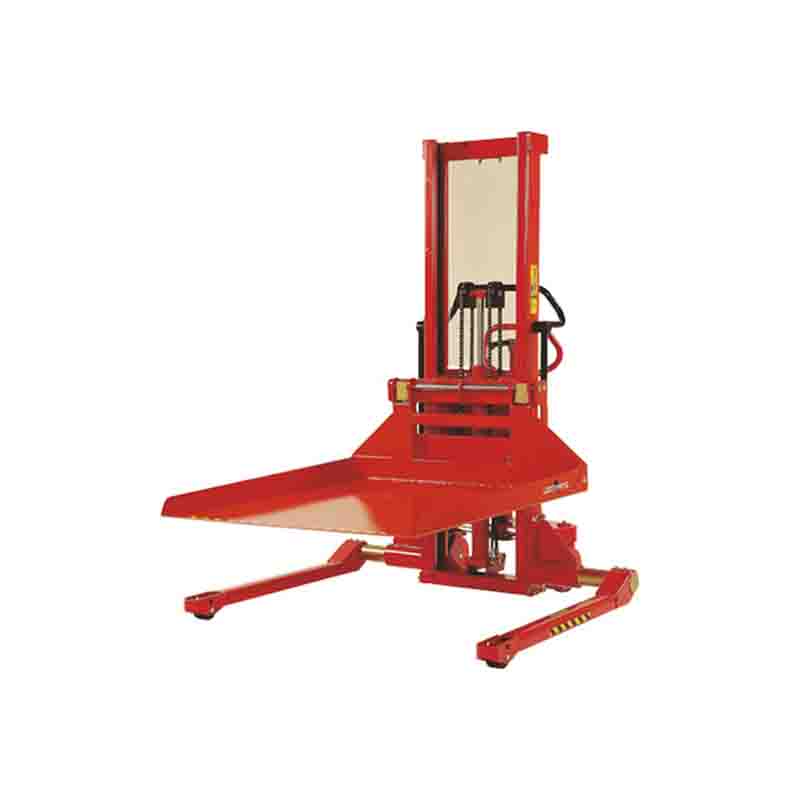 Manual stacker with platform for lifting in various applications